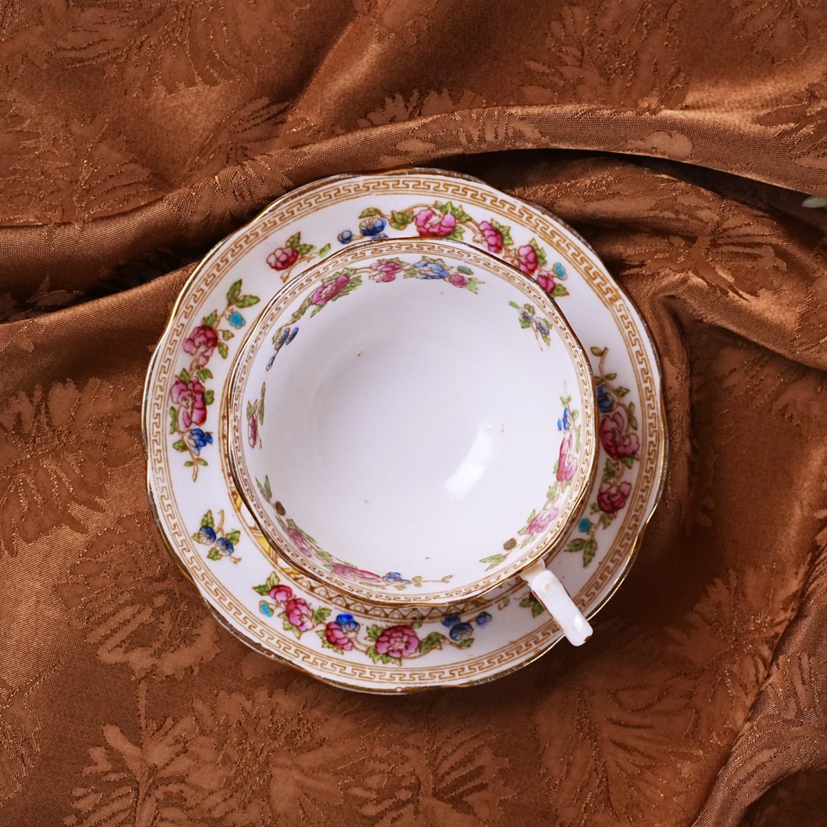 Vintage Royal Albert Crown China Indian Tree Teacup & Saucer photo 3