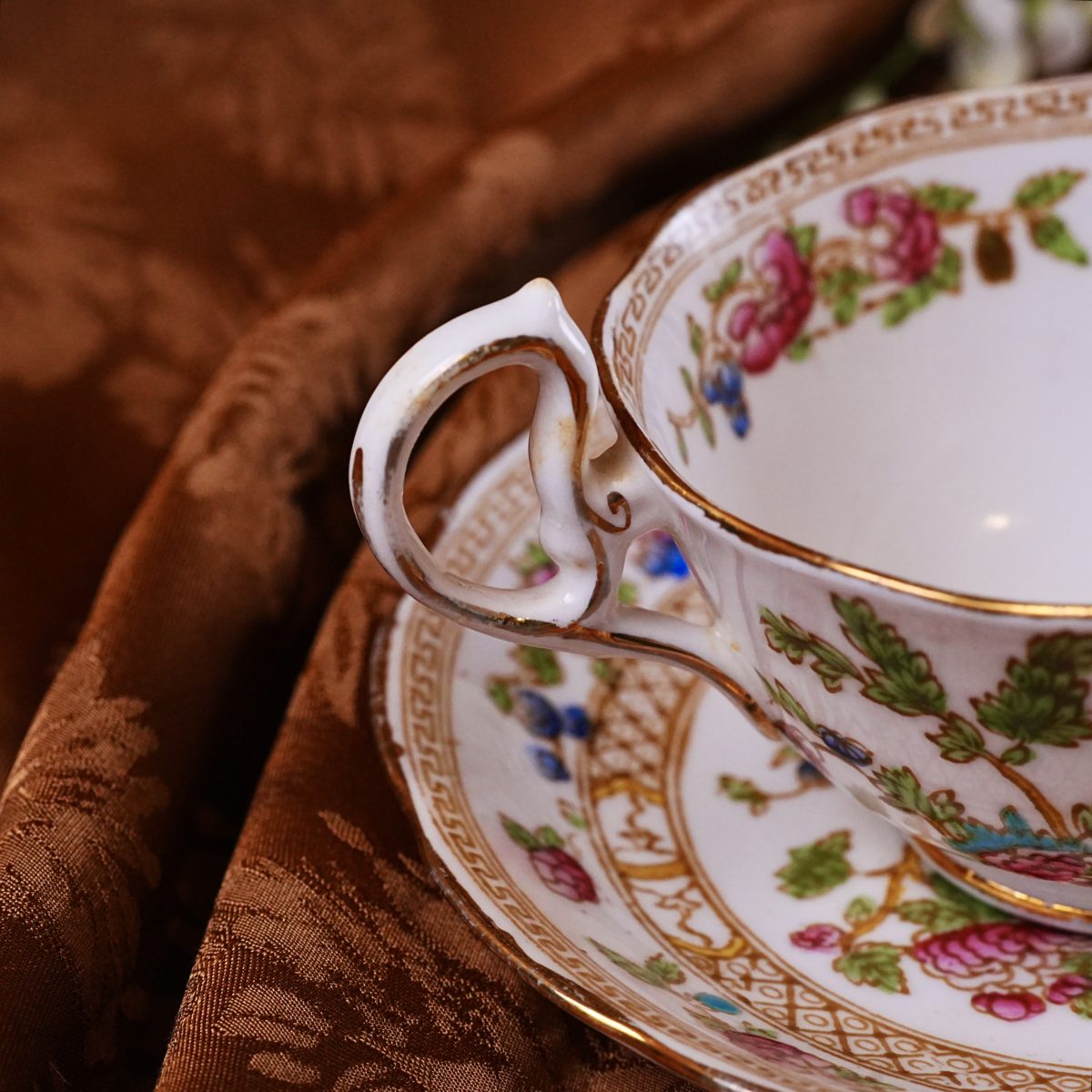 Vintage Royal Albert Crown China Indian Tree Teacup & Saucer photo 4