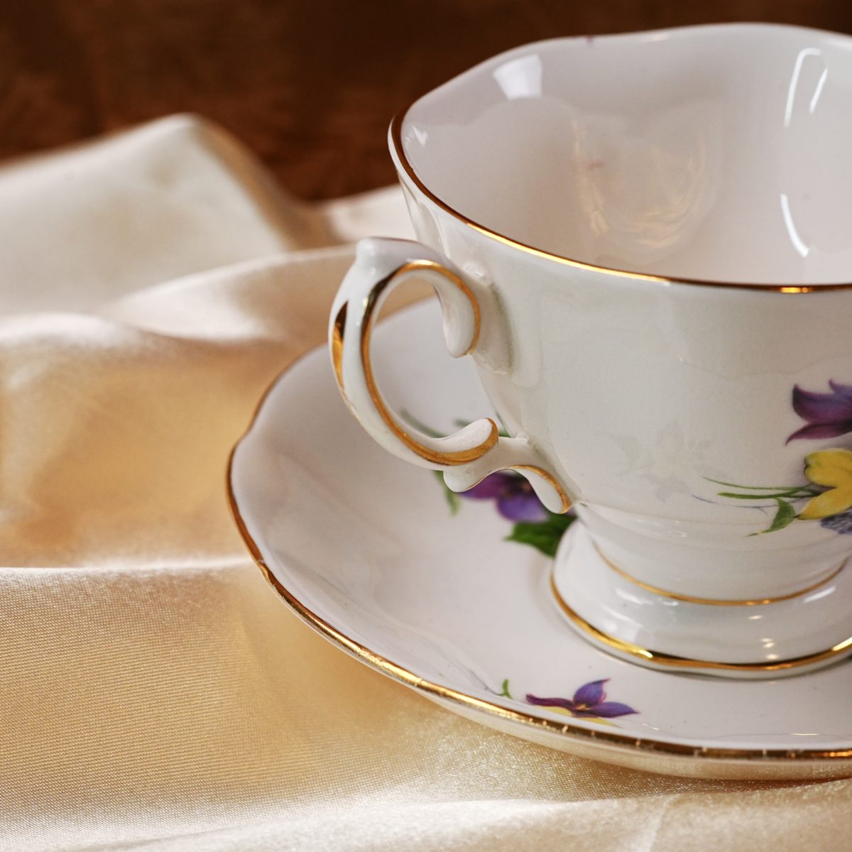 Vintage Royal Albert Grandmother Teacup & Saucer photo 3