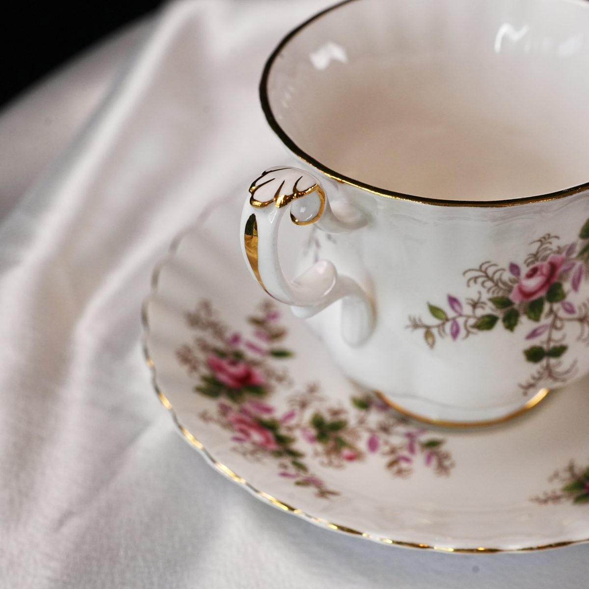 Vintage Royal Albert Lavender Rose Coffee Cup & Saucer photo 3