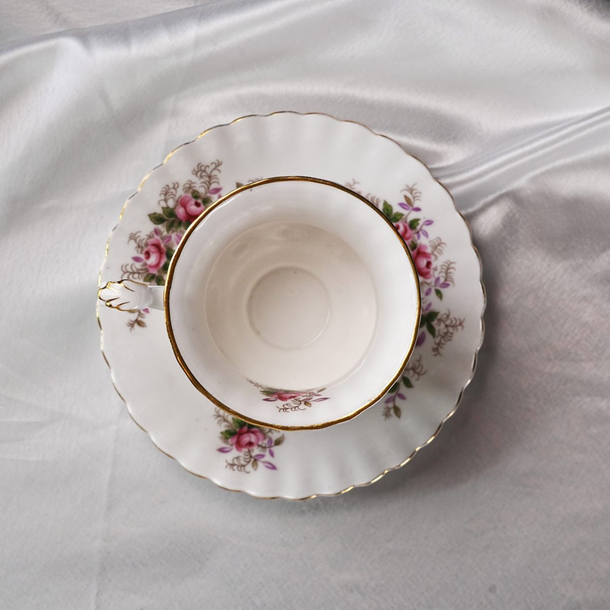 Vintage Royal Albert Lavender Rose Coffee Cup & Saucer photo 4