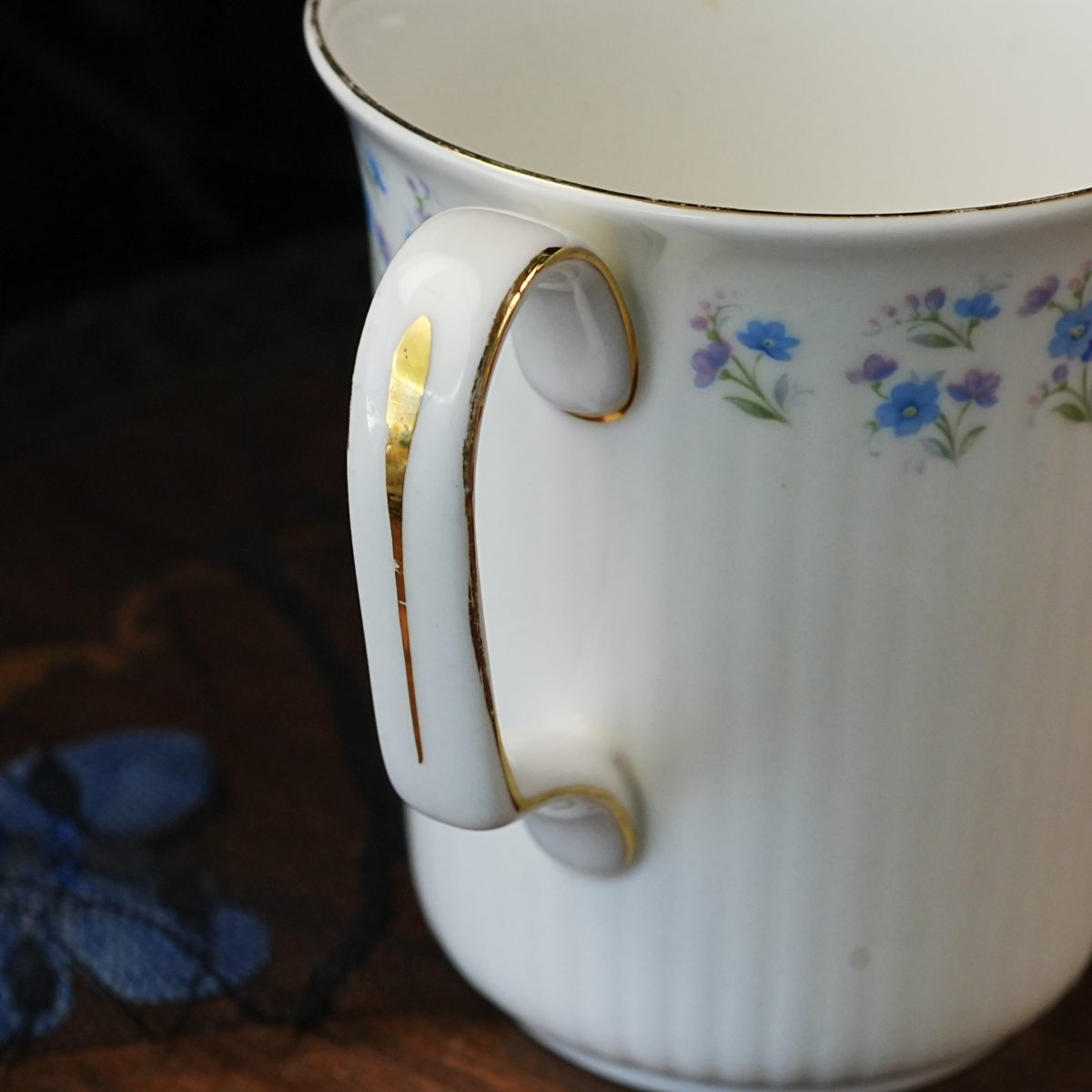 Vintage Royal Albert Memory Lane Fluted Bone China Mug photo 4
