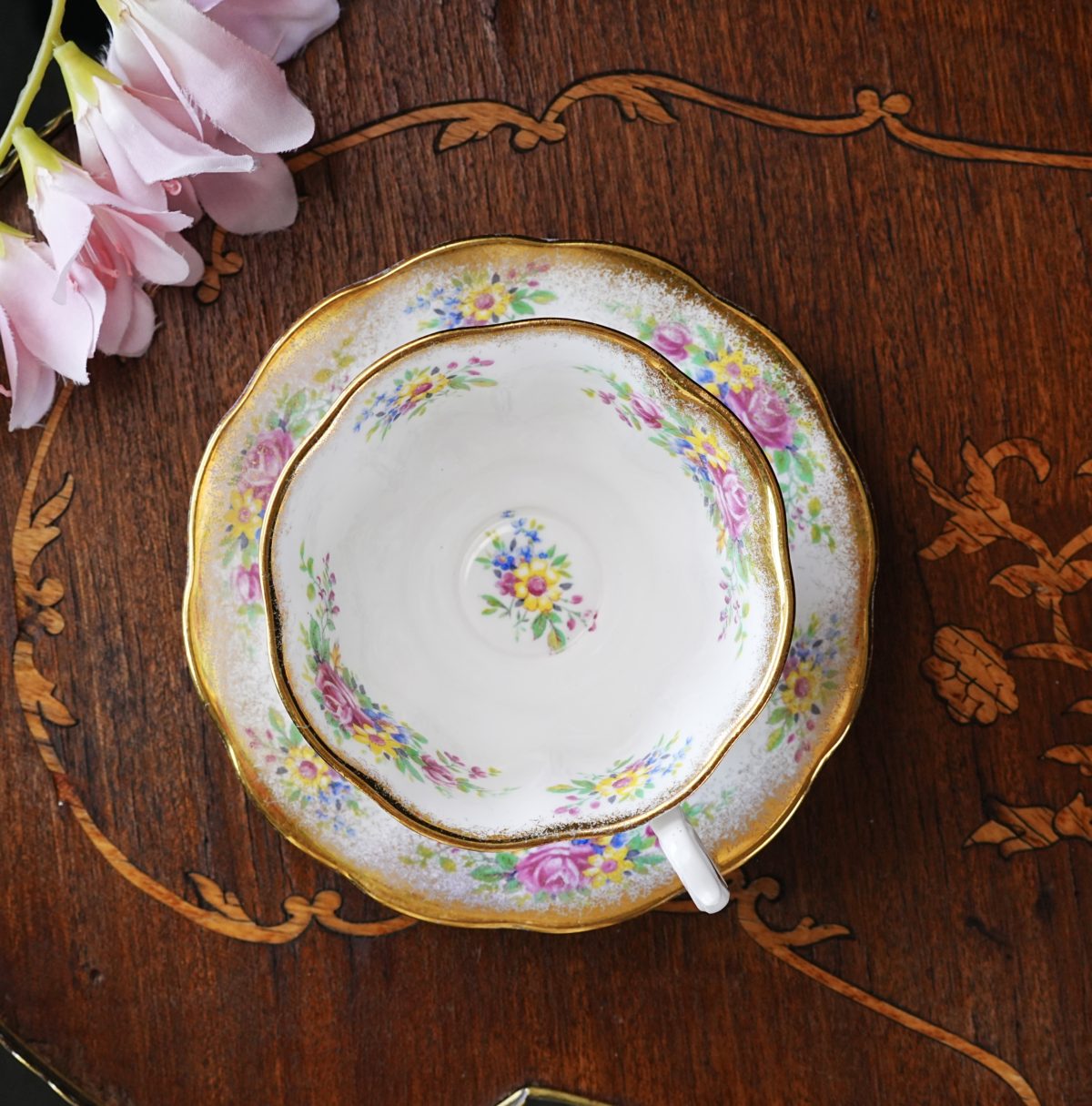 Vintage Royal Albert Nosegay Teacup and Saucer photo 2