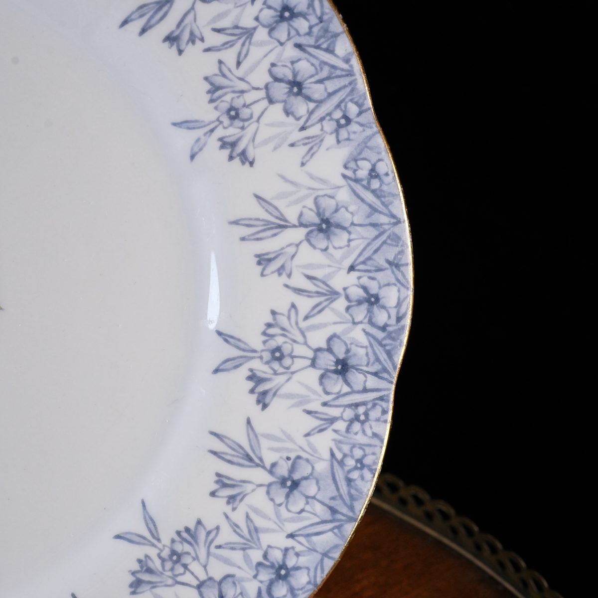 Vintage Royal Albert Periwinkle Plate photo 4