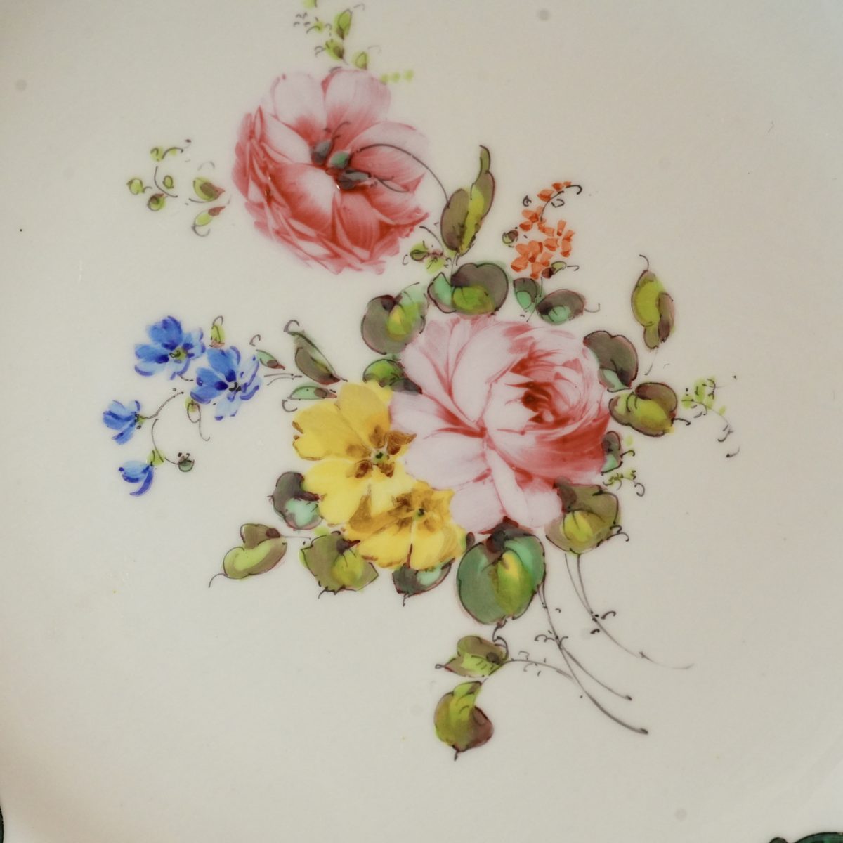 Antique Royal Crown Derby Hand Painted Dessert Plate photo 4