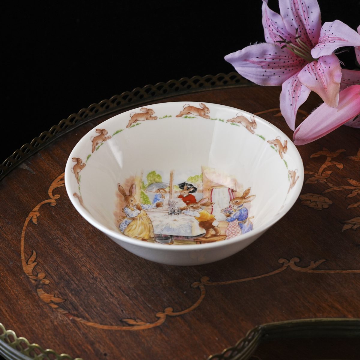 Vintage Royal Doulton Bunnykins Cereal Bowl photo 2