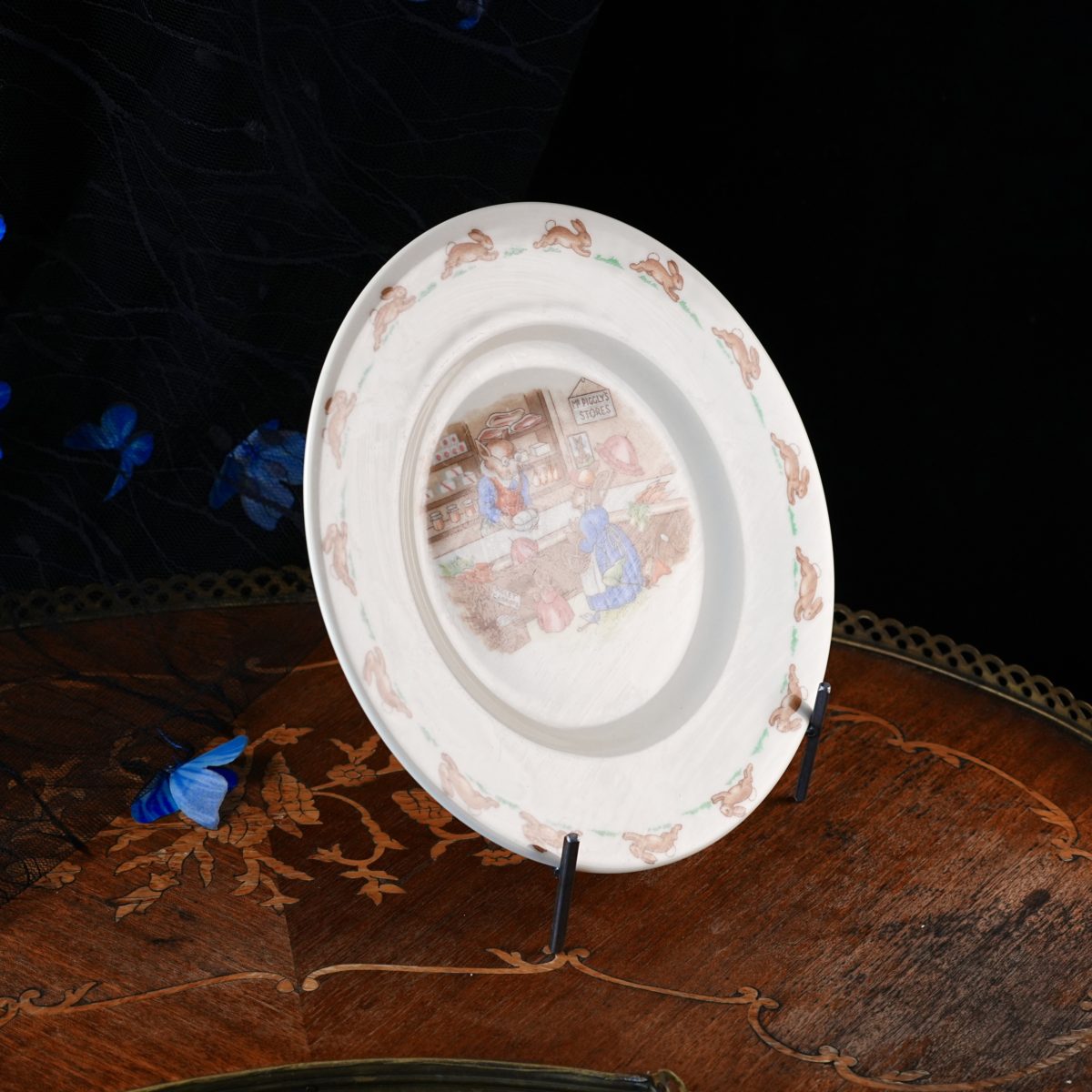 Vintage Royal Doulton Bunnykins Child's Plate photo 2