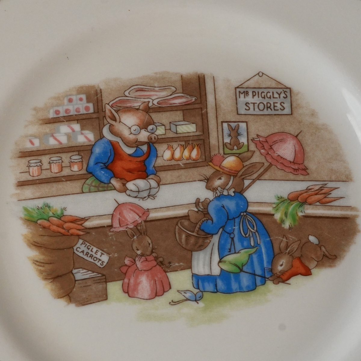 Vintage Royal Doulton Bunnykins Child's Plate photo 5