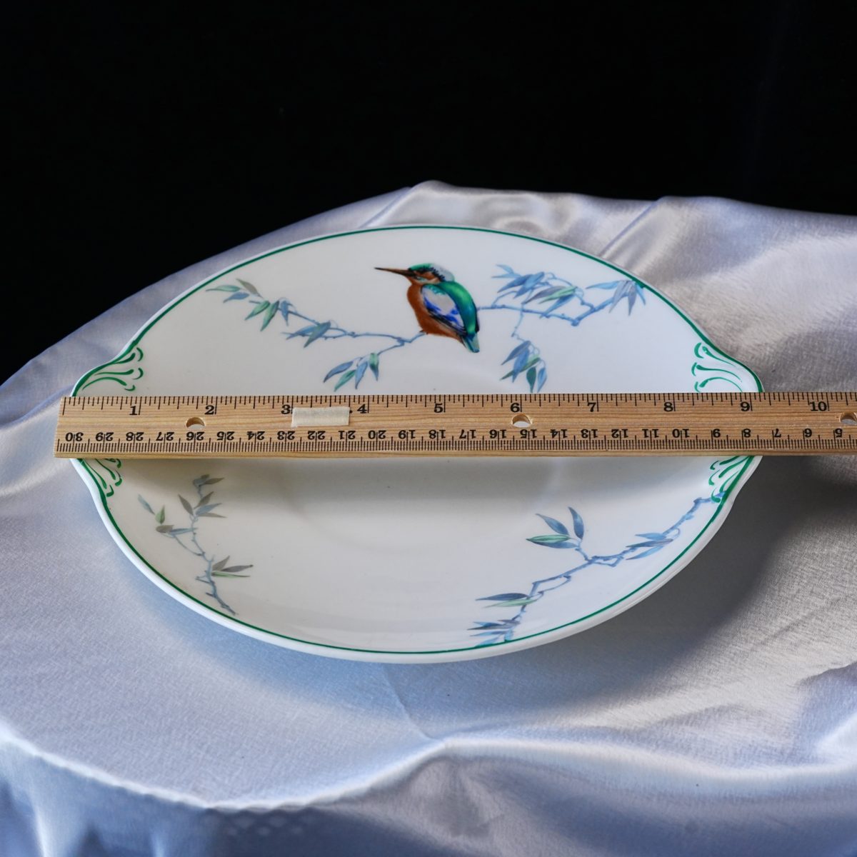 Antique Royal Doulton Kingfisher Cake Plate photo 5