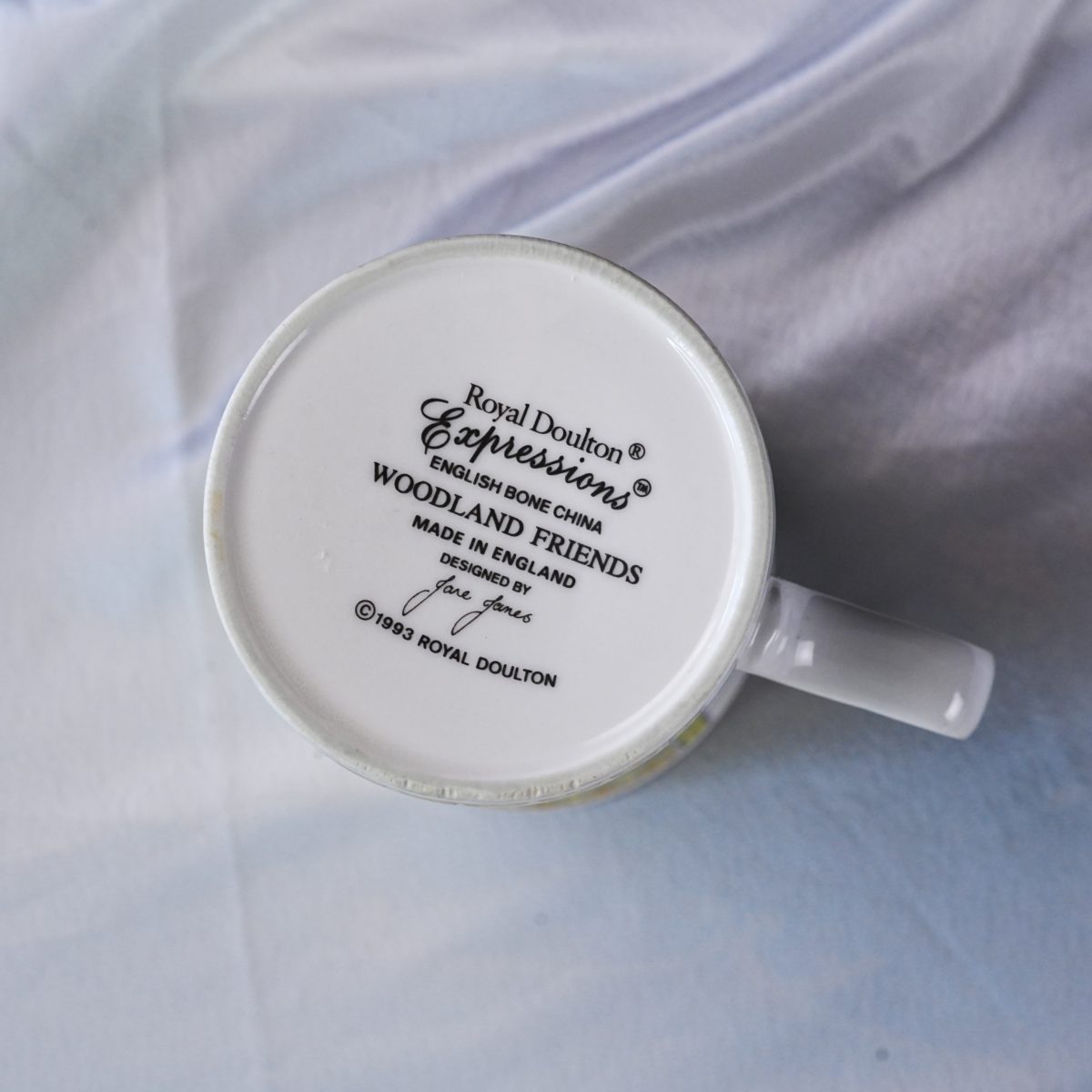 Maker's mark on the base of Vintage Royal Doulton Expressions Woodland Friends Mug