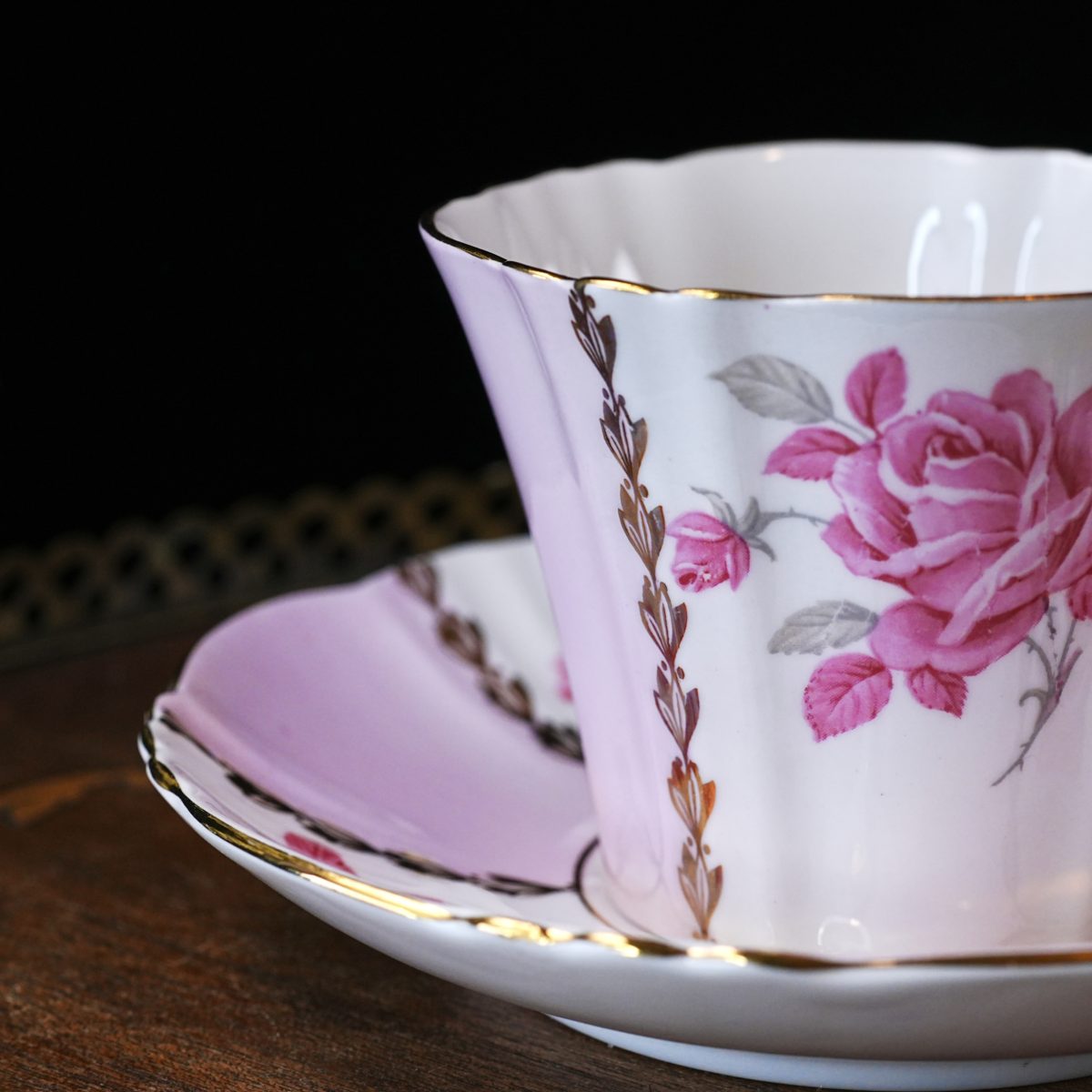 Vintage Royal Standard Margaret Rose Teacup and Saucer photo 4