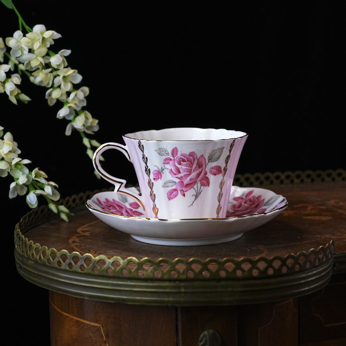 Vintage Royal Standard Margaret Rose Teacup and Saucer photo 5
