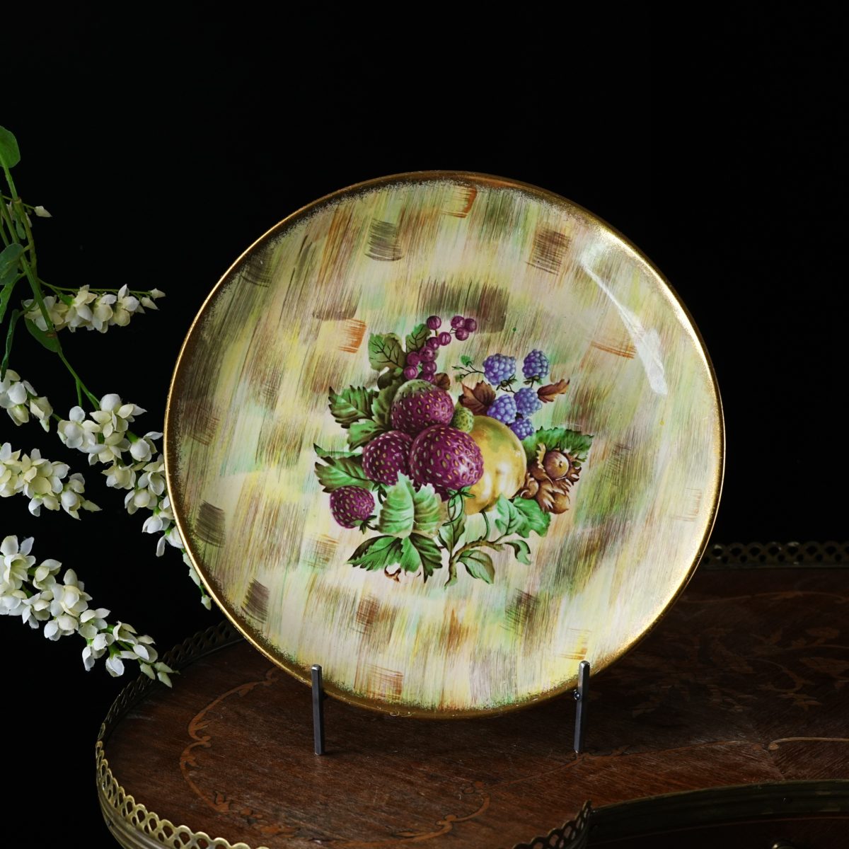 Vintage Royal Tudor Ware Fruit Plate photo 2