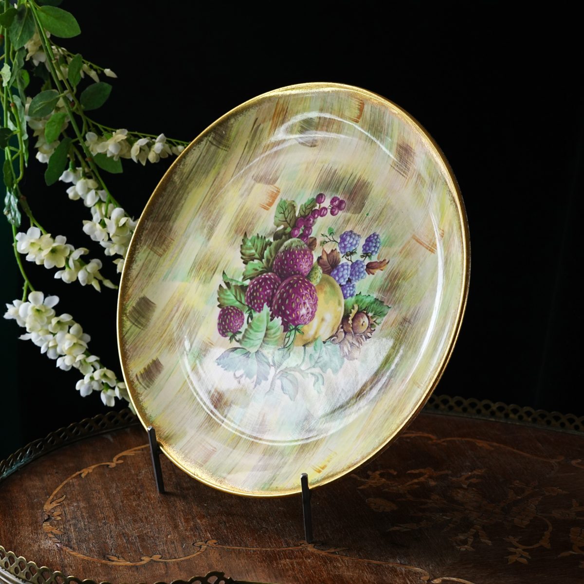 Vintage Royal Tudor Ware Fruit Plate photo 3