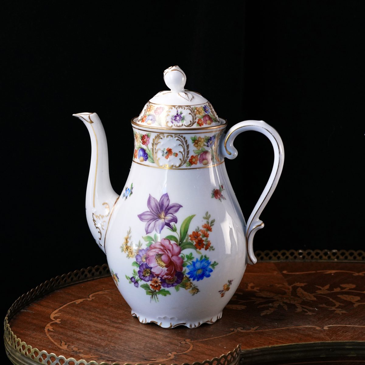 Antique Schumann Bavaria Dresdener Art Porcelain Service photo 3