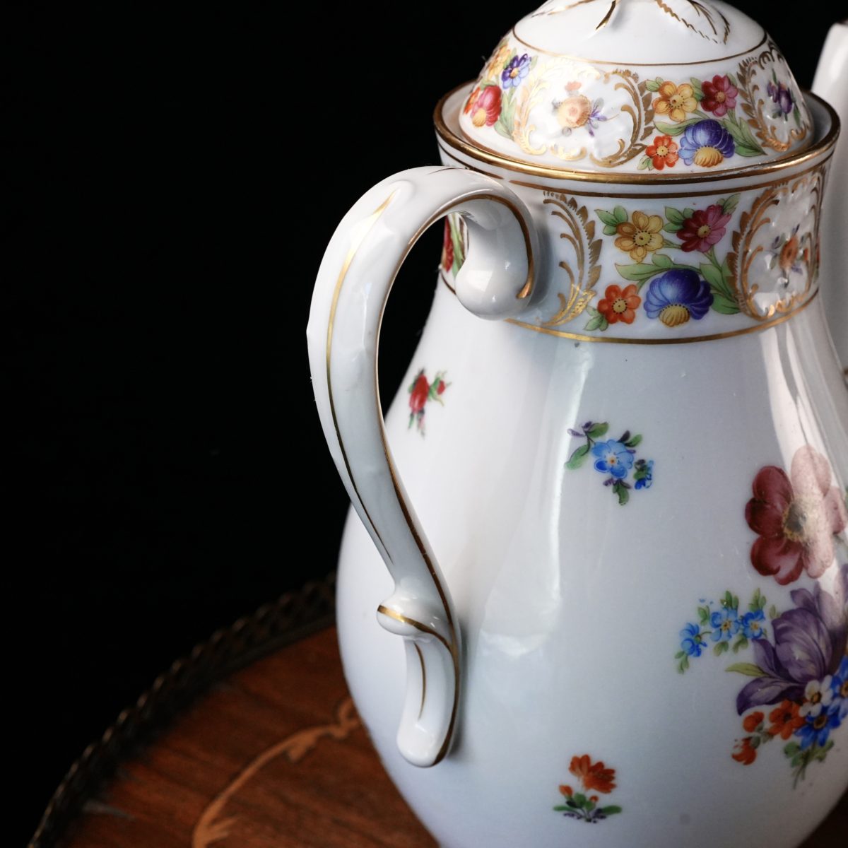Antique Schumann Bavaria Dresdener Art Porcelain Service photo 5