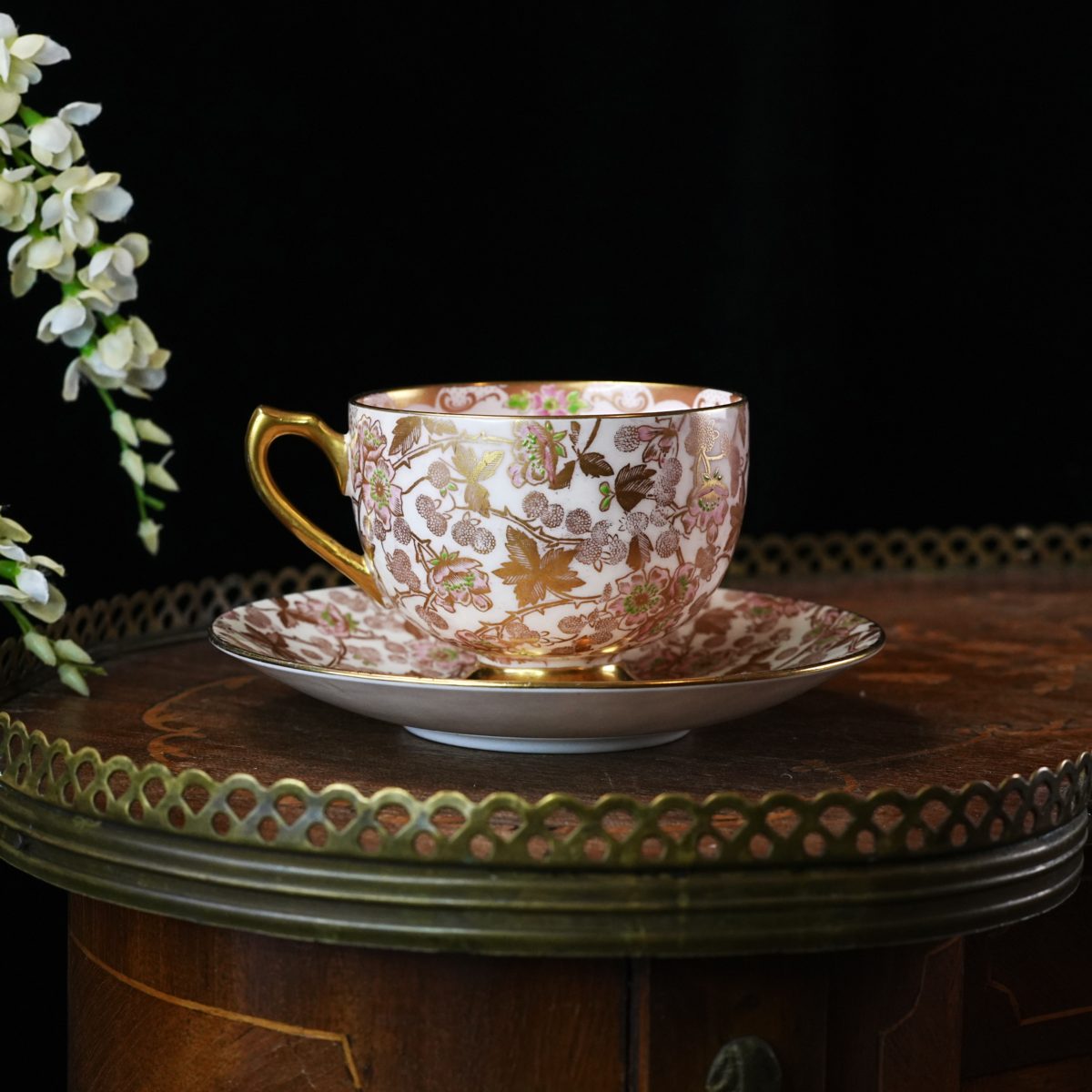 Vintage Shelley Bramble Chintz Teacup and Saucer photo 5
