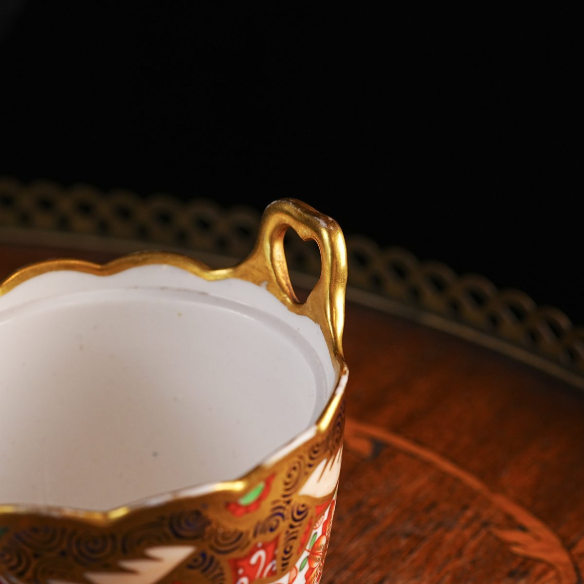 Antique Imari Cache Pot Attributed to Spode photo 3