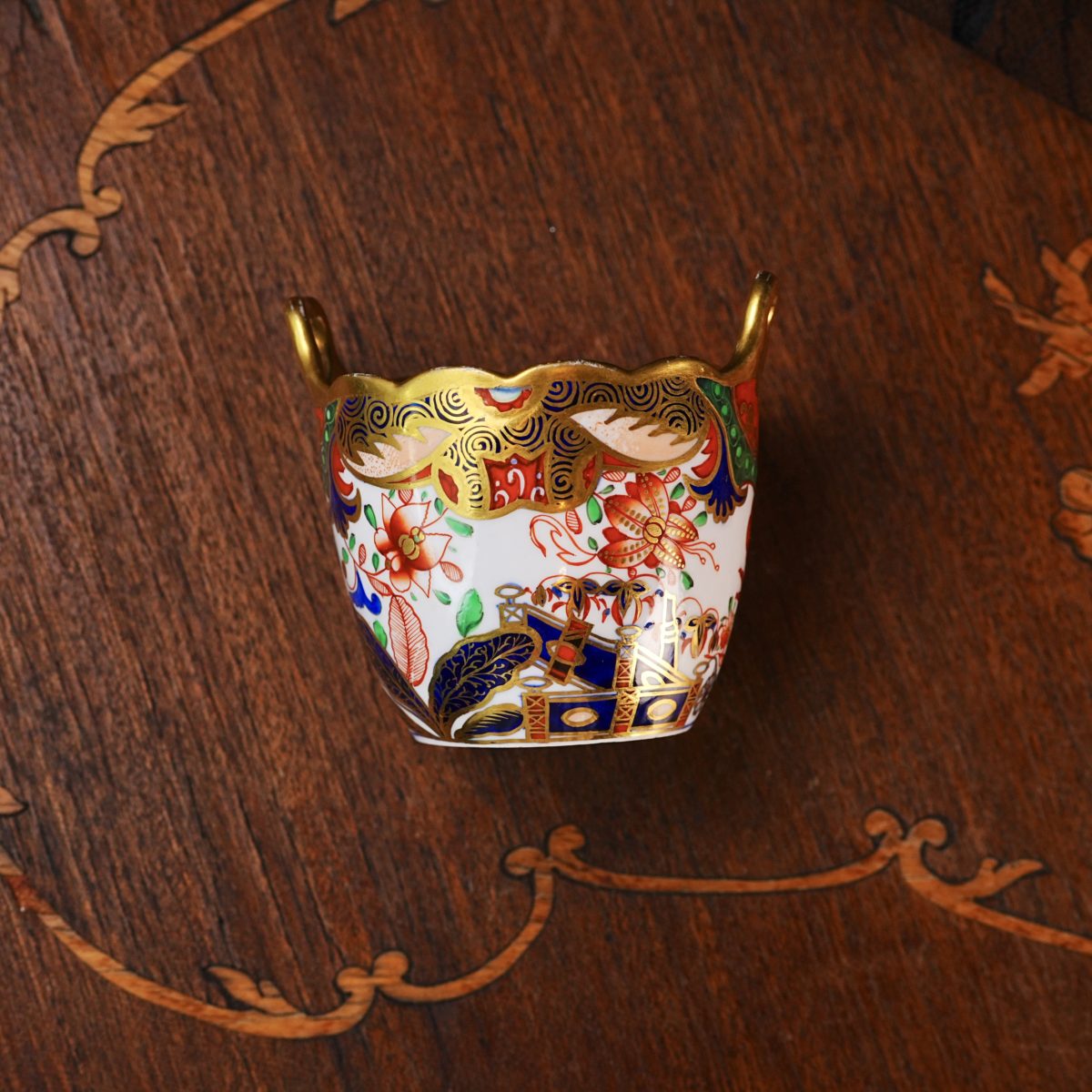 Antique Imari Cache Pot Attributed to Spode photo 5