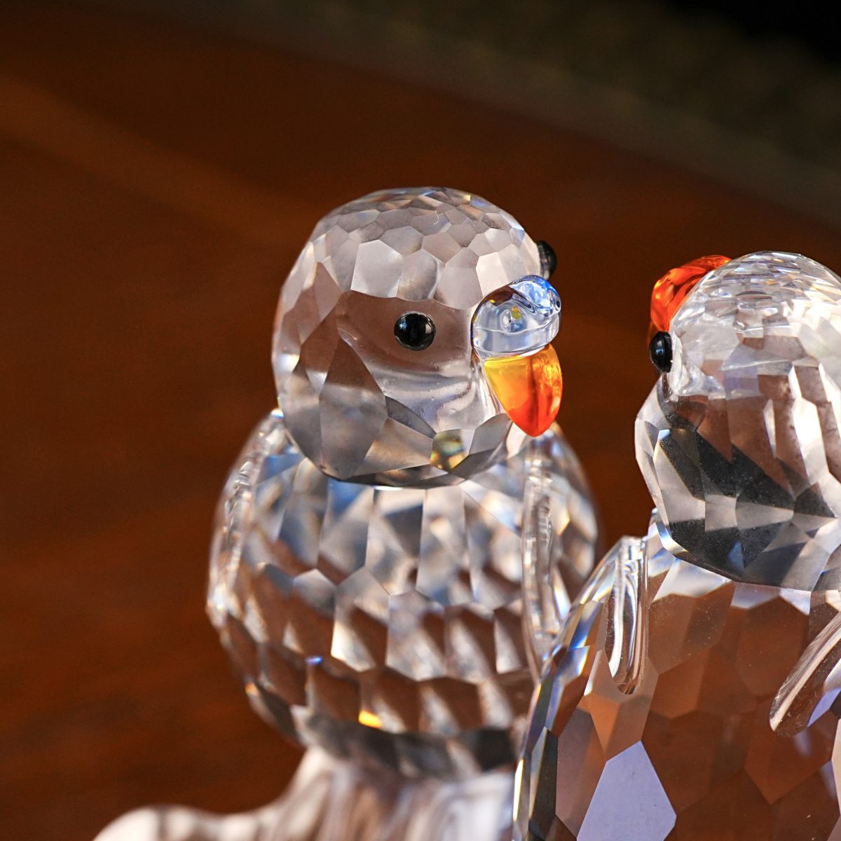 Swarovski Budgies Crystal Bird Figurine 680627 photo 4