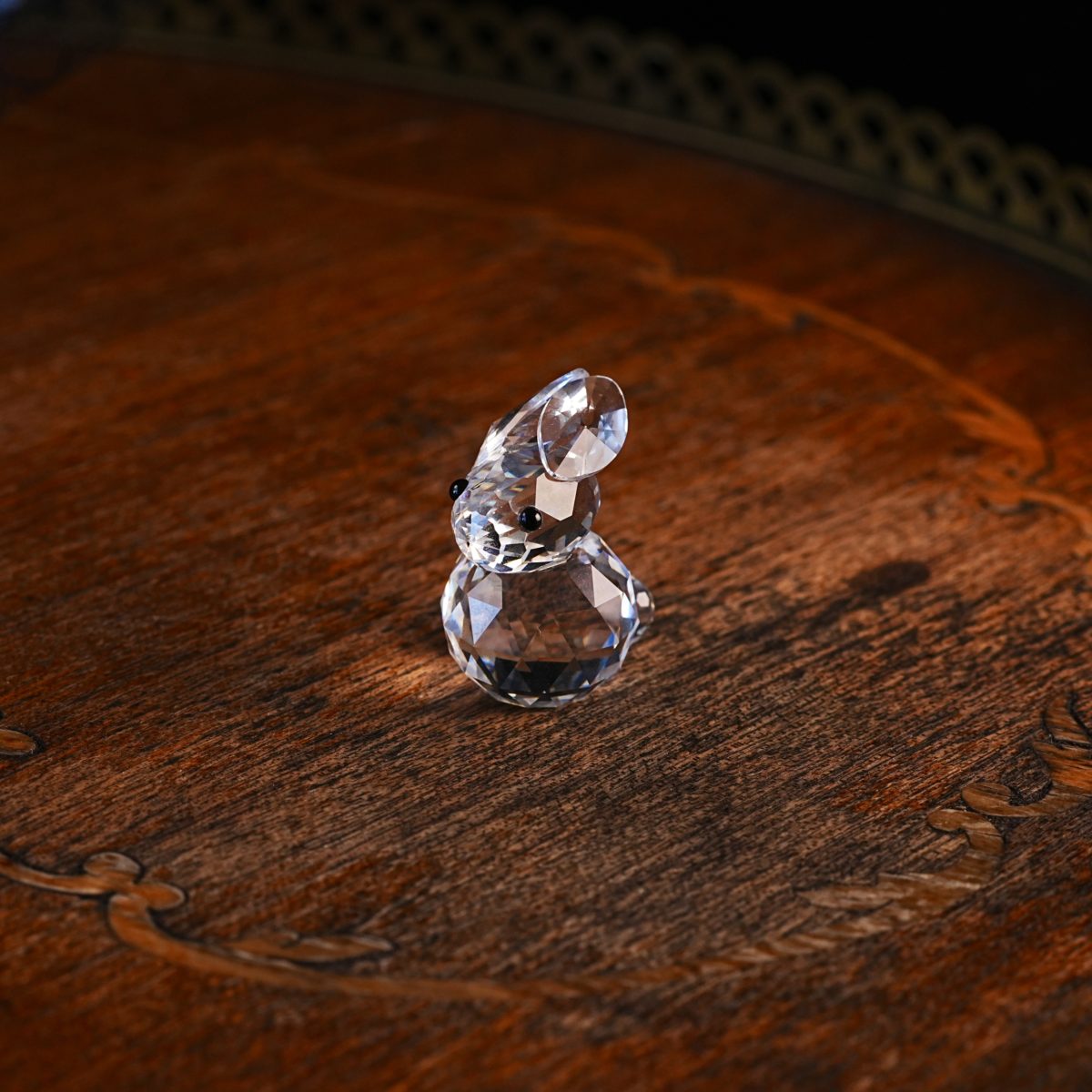 Vintage Swarovski Silver Crystal Mini Rabbit 7652 photo 2