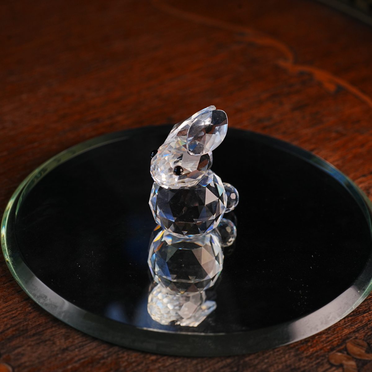 Vintage Swarovski Silver Crystal Mini Rabbit 7652 photo 3