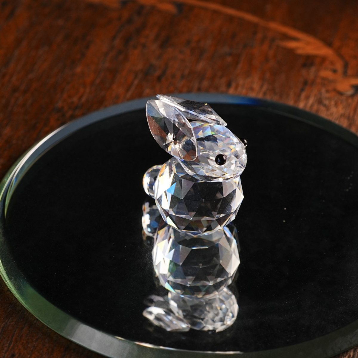 Vintage Swarovski Silver Crystal Mini Rabbit 7652 photo 4