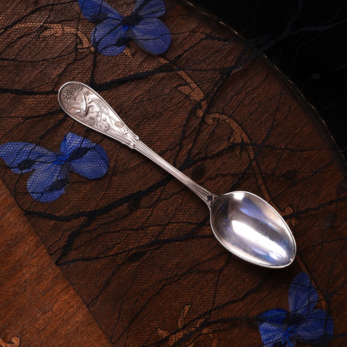 Antique Tiffany Sterling Silver Spoon photo 2