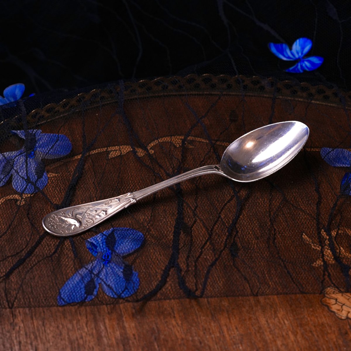 Antique Tiffany Sterling Silver Spoon photo 5