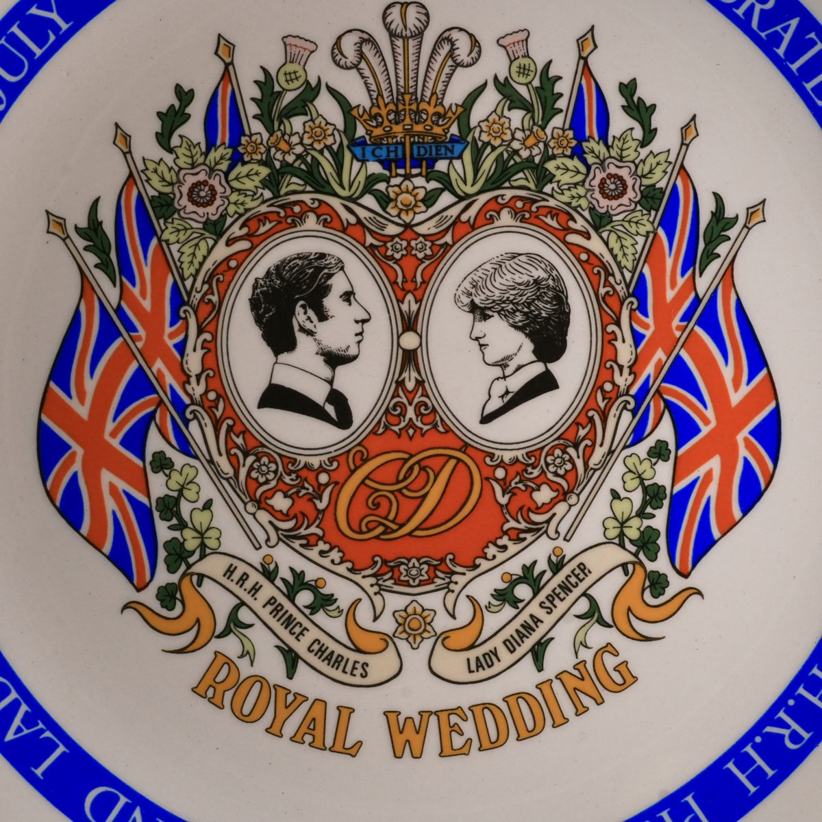 Vintage Wedgwood Royal Wedding Plate photo 2